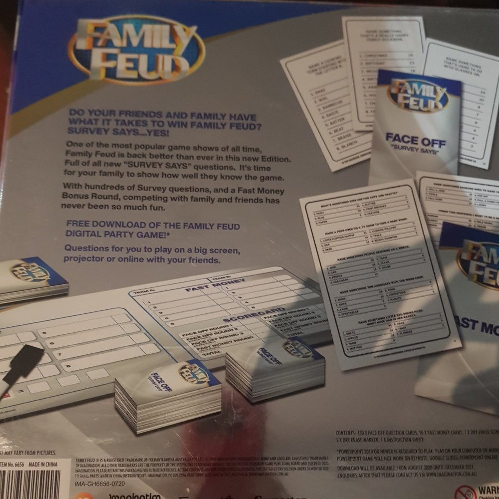BRAND NEW FAMILY FEUD BOARD GAME - Picture 8 of 11